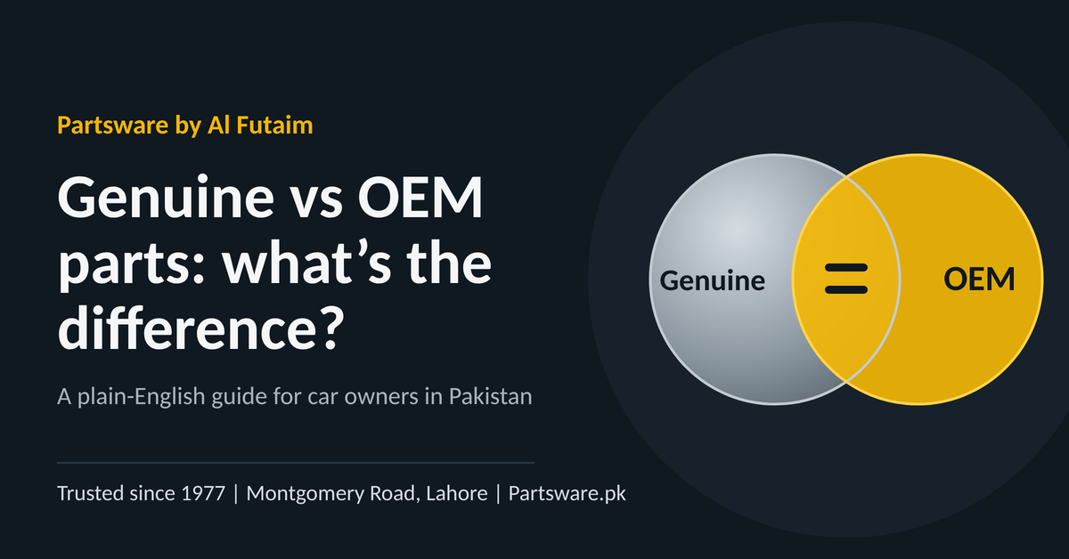 Genuine vs OEM Parts: What's the Difference? | Partsware by Al Futaim