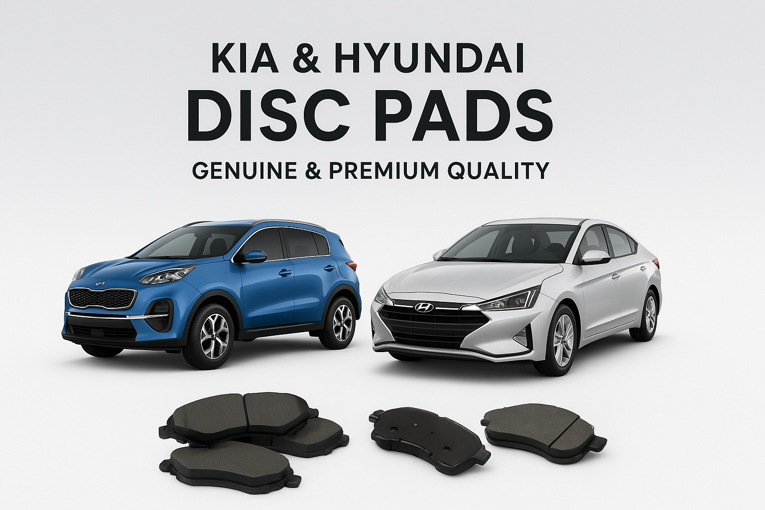 KIA & HYUNDAI Disc Pads – Genuine & Premium Quality