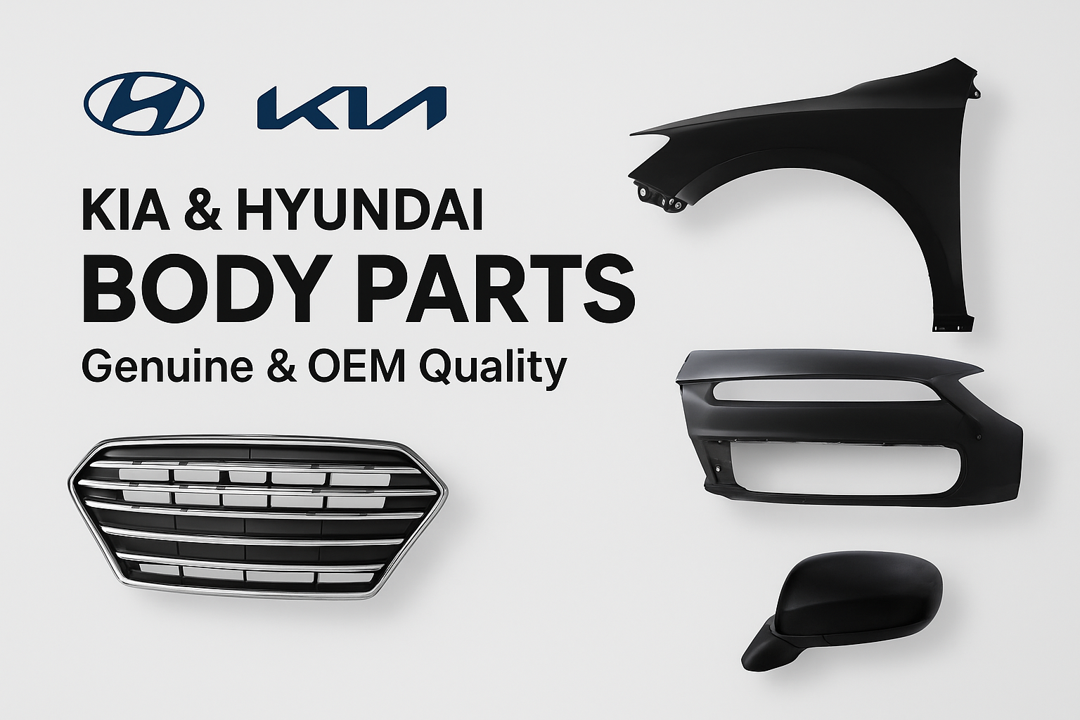 KIA & HYUNDAI Body Parts – Genuine & OEM Quality