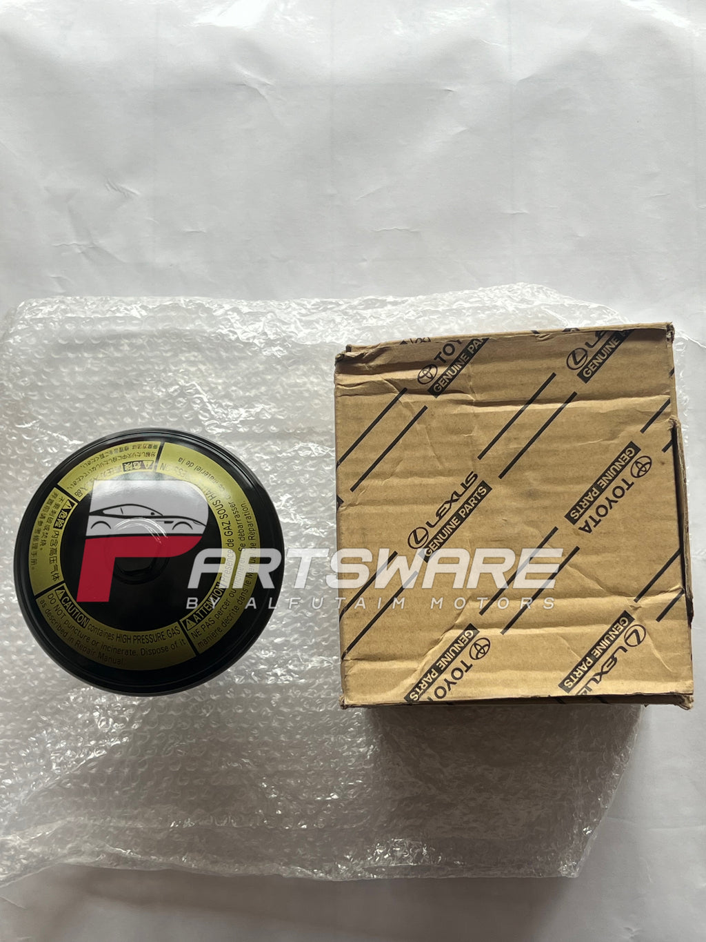 Genuine Accumulator for Toyota Land Cruiser V8 49141-60020 | Original Toyota Suspension Part Pakistan