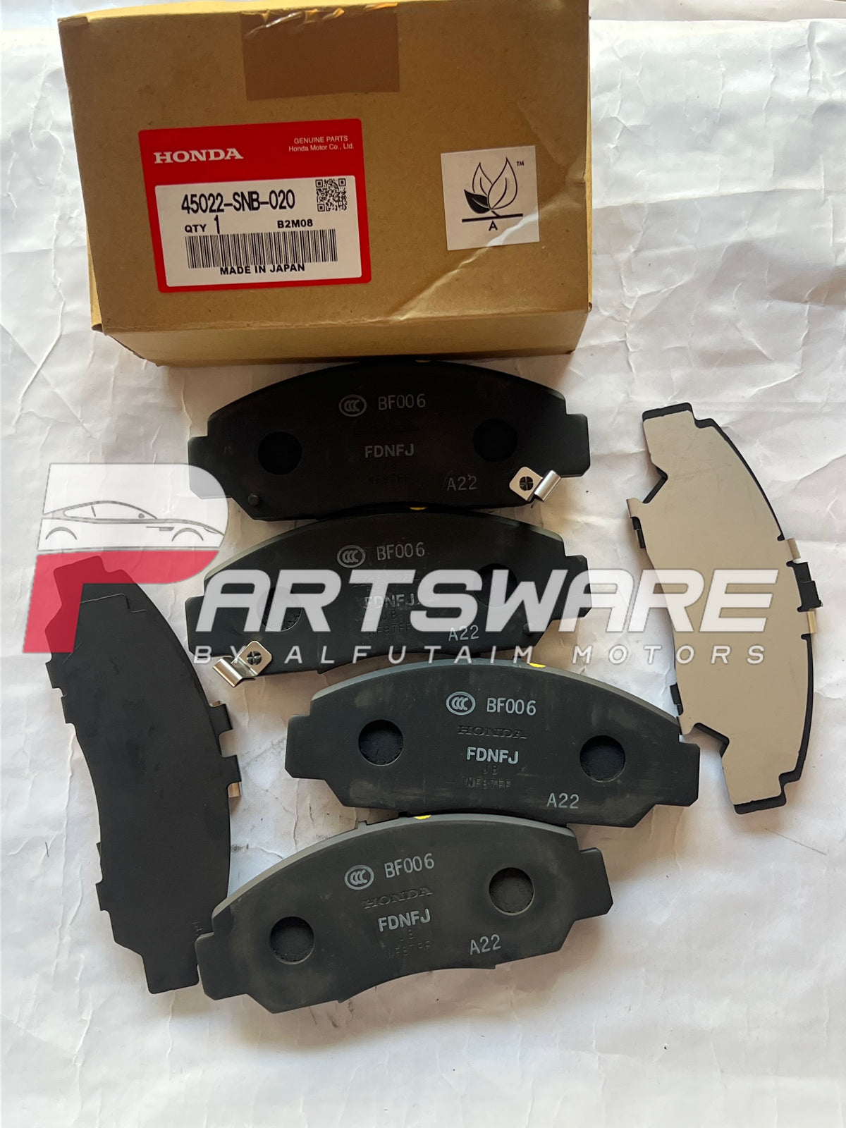 Genuine Honda BR-V Front Disc Pads | Original Honda Parts Pakistan