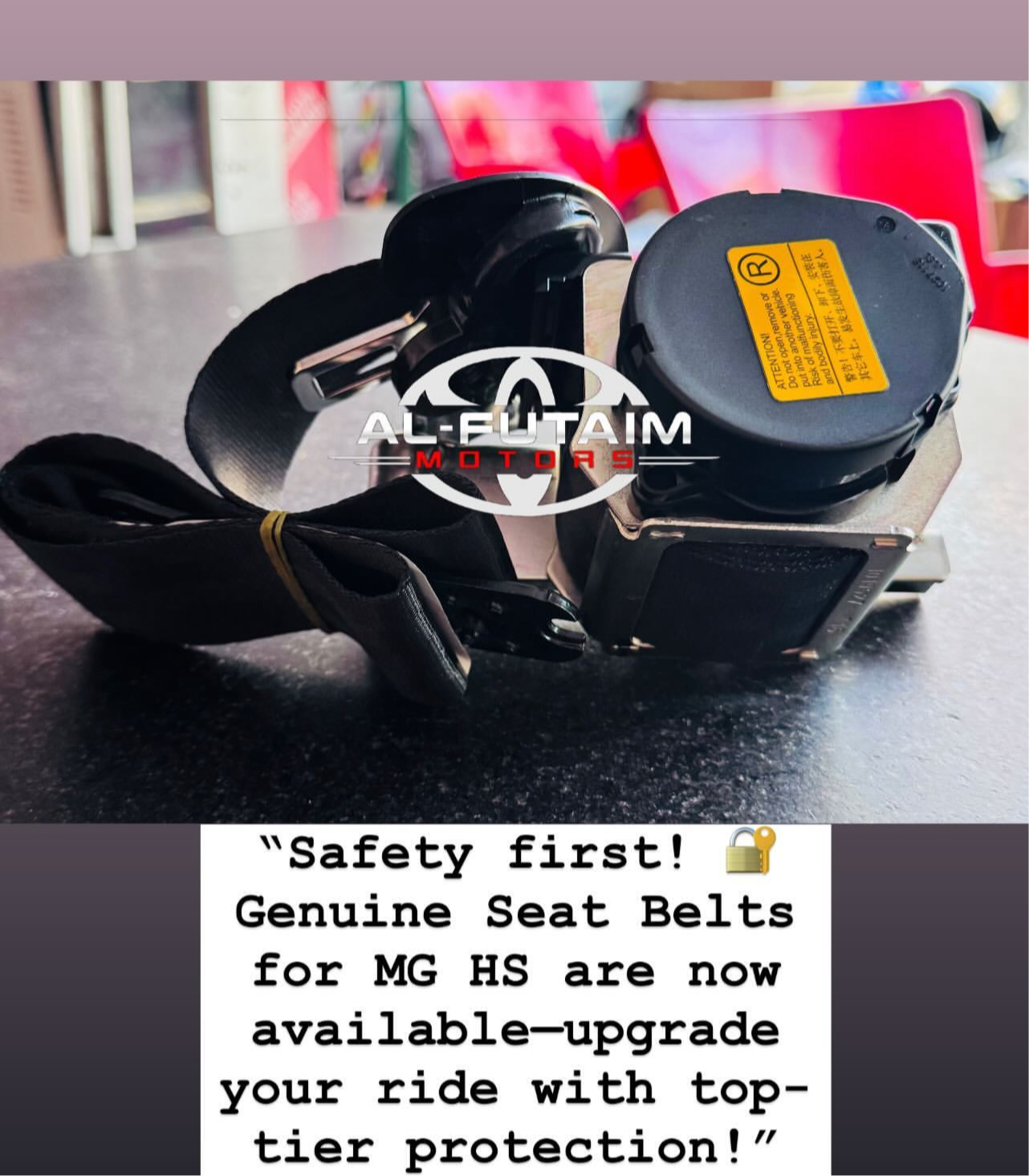 Genuine Seat Belt for MG HS – Safety Restraint System