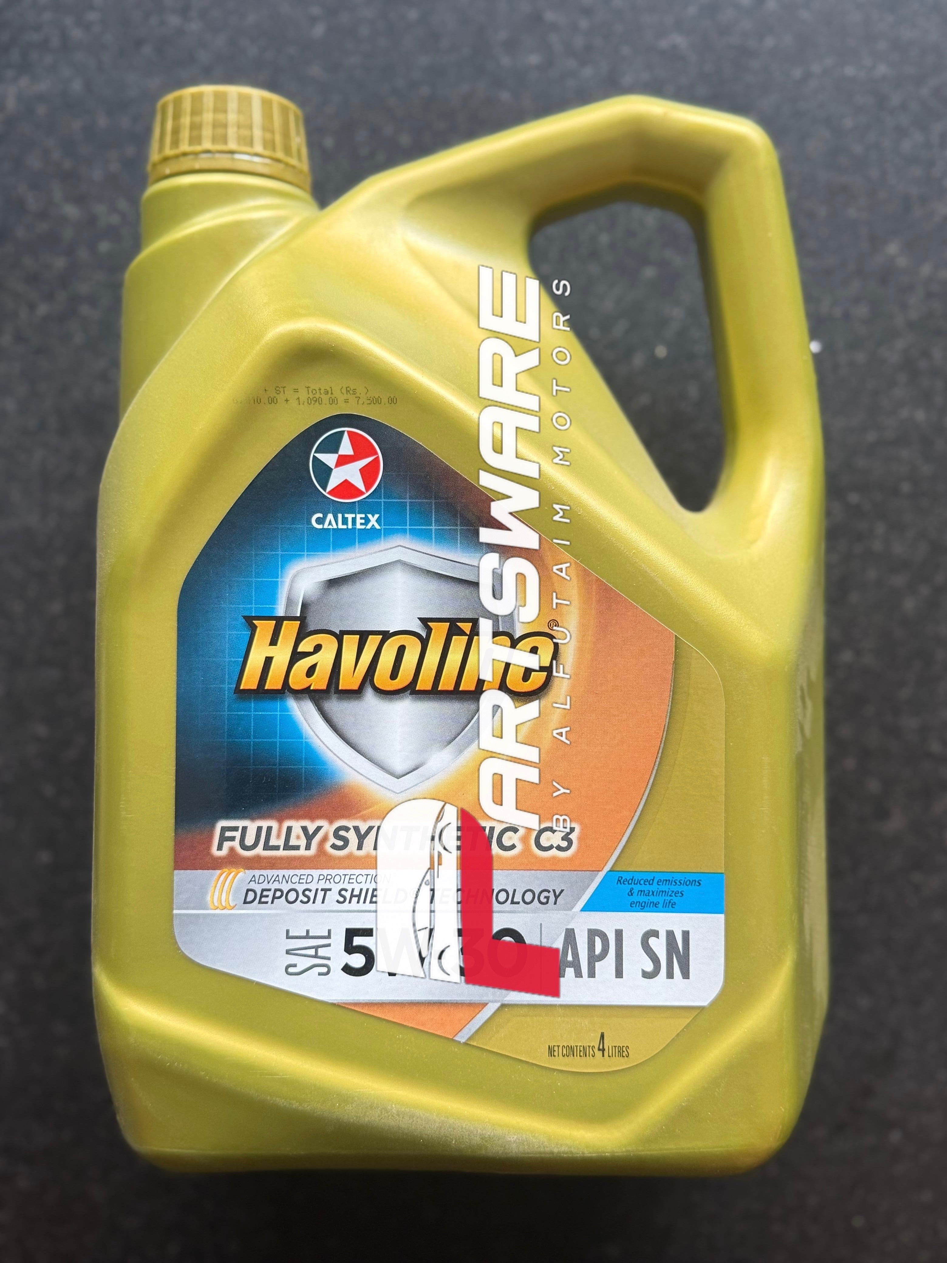 Havoline Engine Oil 5W-30 for MG & All Vehicles