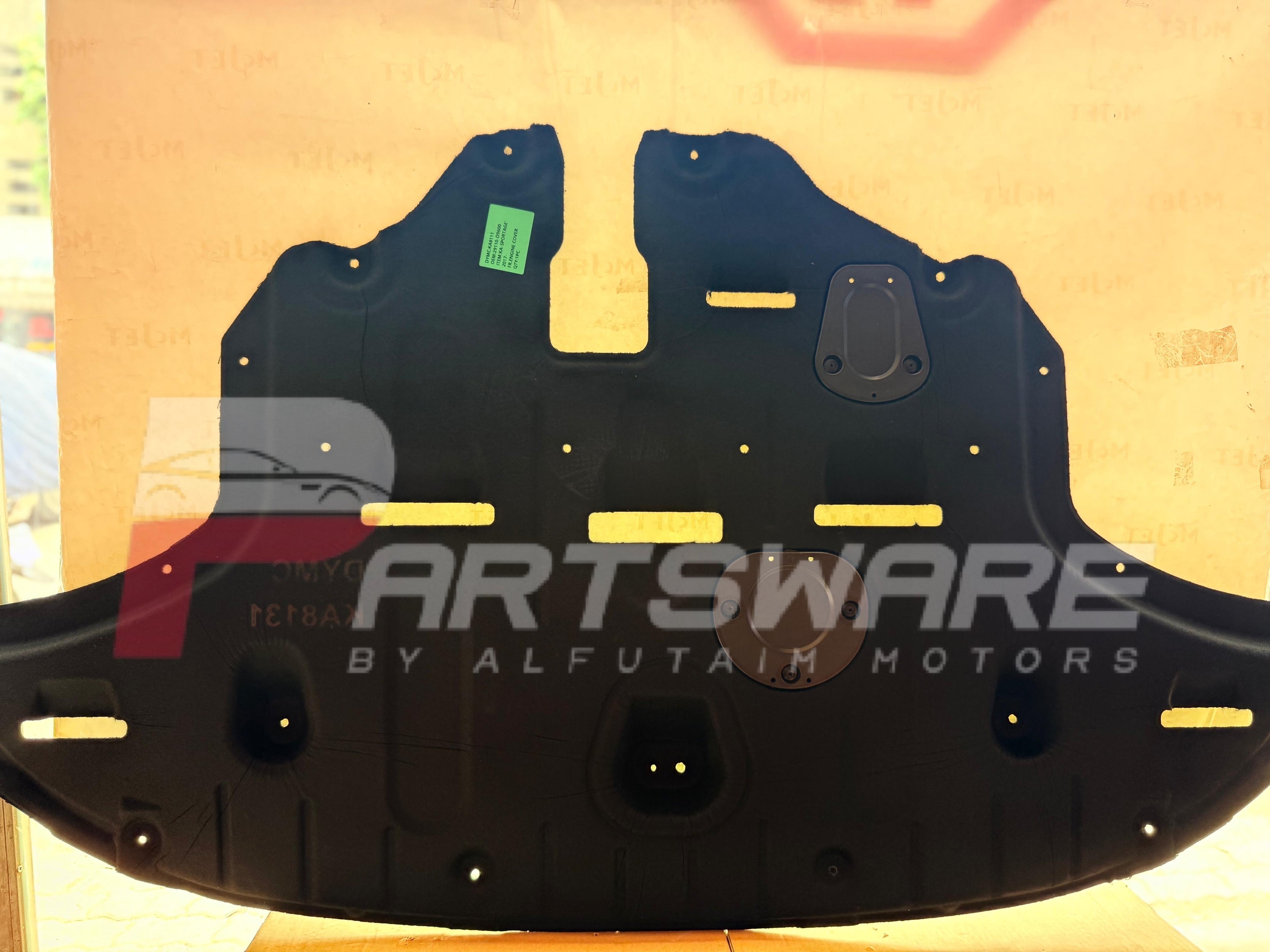 Engine Shield for KIA Sportage – (CARPETED OEM WITH OIL CHANGE CAP)