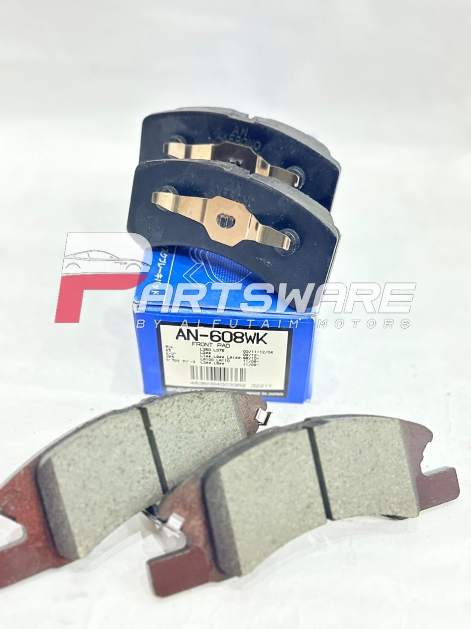 Genuine AKEBONO Japan AN-608 Front Disc Pads – Daihatsu Move & Mira