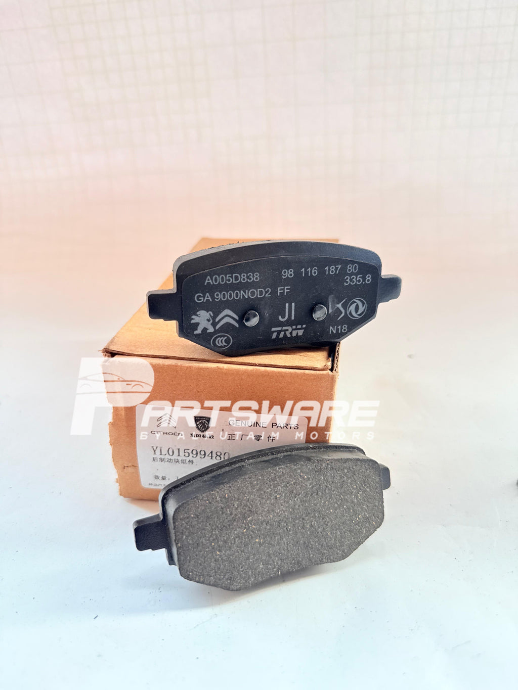 Genuine Front Disc Pads – Peugeot 2008