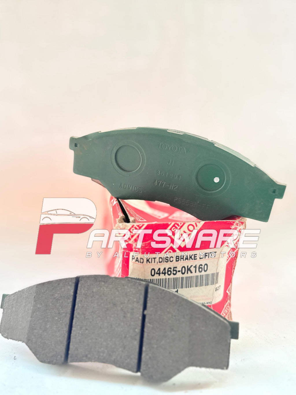Genuine Front Disc Brake Pads 04465-0K160 for Toyota Vigo Champ 4×2 – OEM Quality & Reliable Braking Performance