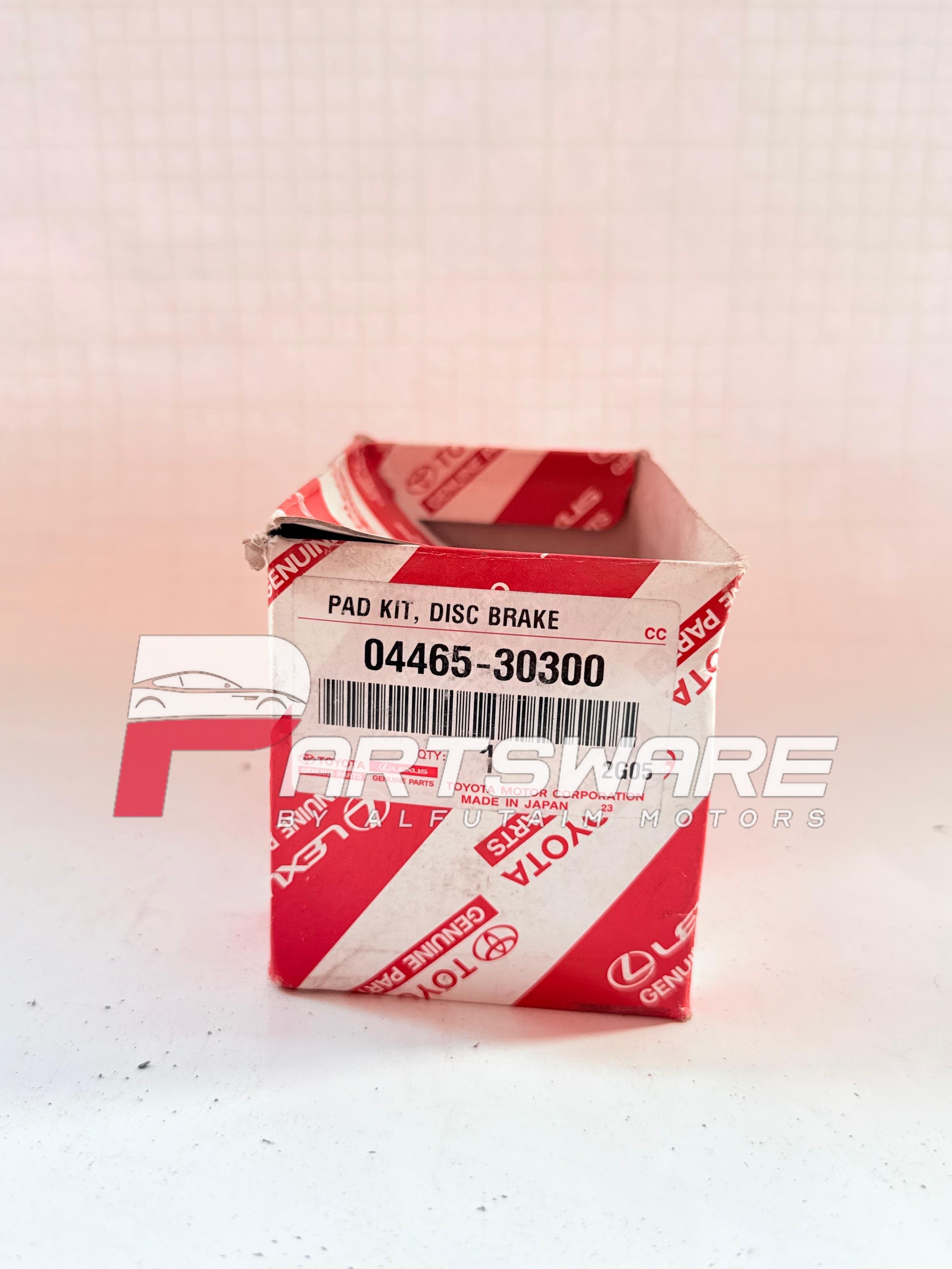 Genuine Front Disc Brake Pads 04465-30300 for Toyota Mark X – OEM Quality & Smooth Braking