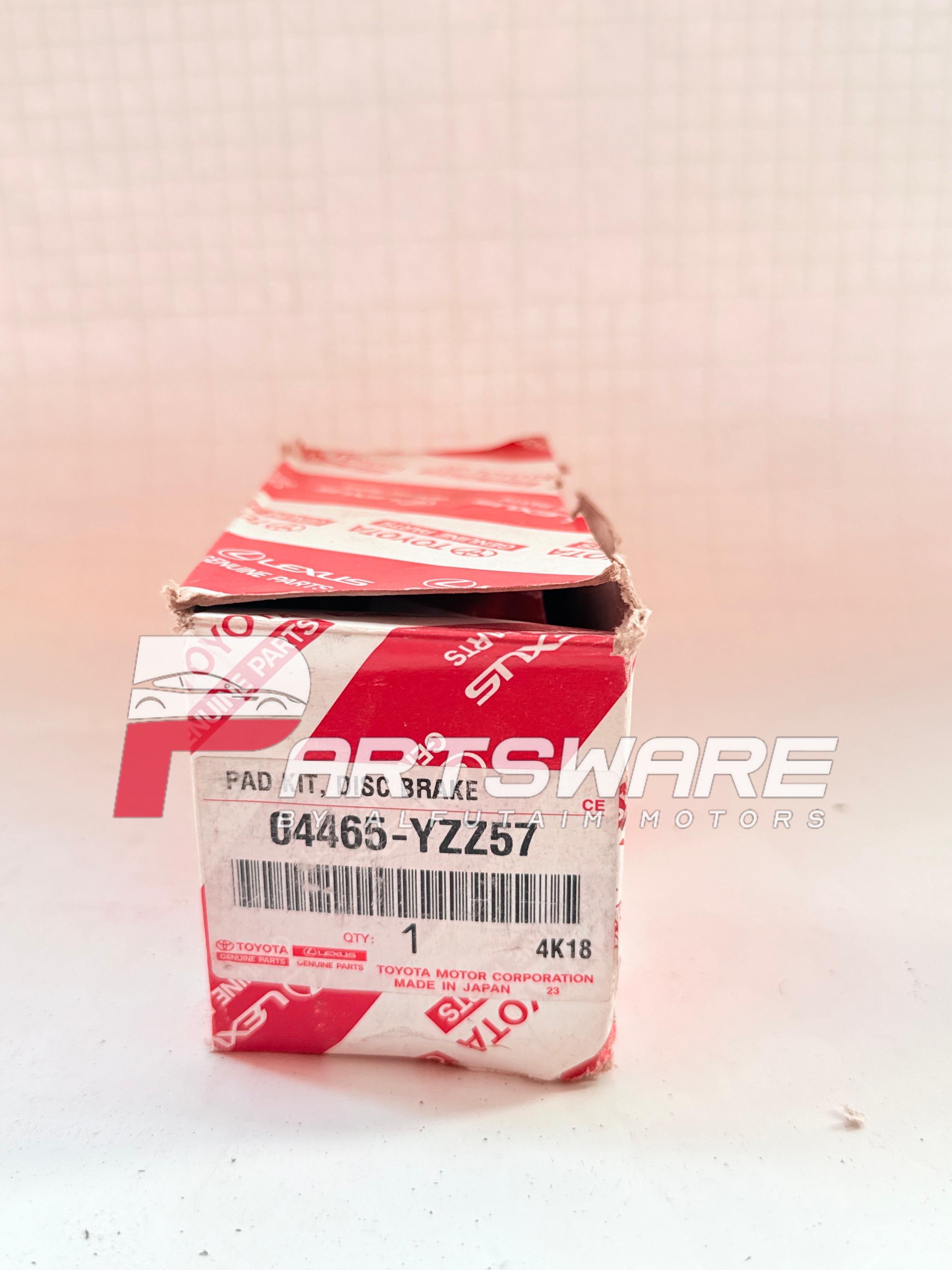 Genuine Front Disc Brake Pads 04465-YZZ57 for Toyota Surf & PRADO 96 – OEM Quality & Perfect Fit