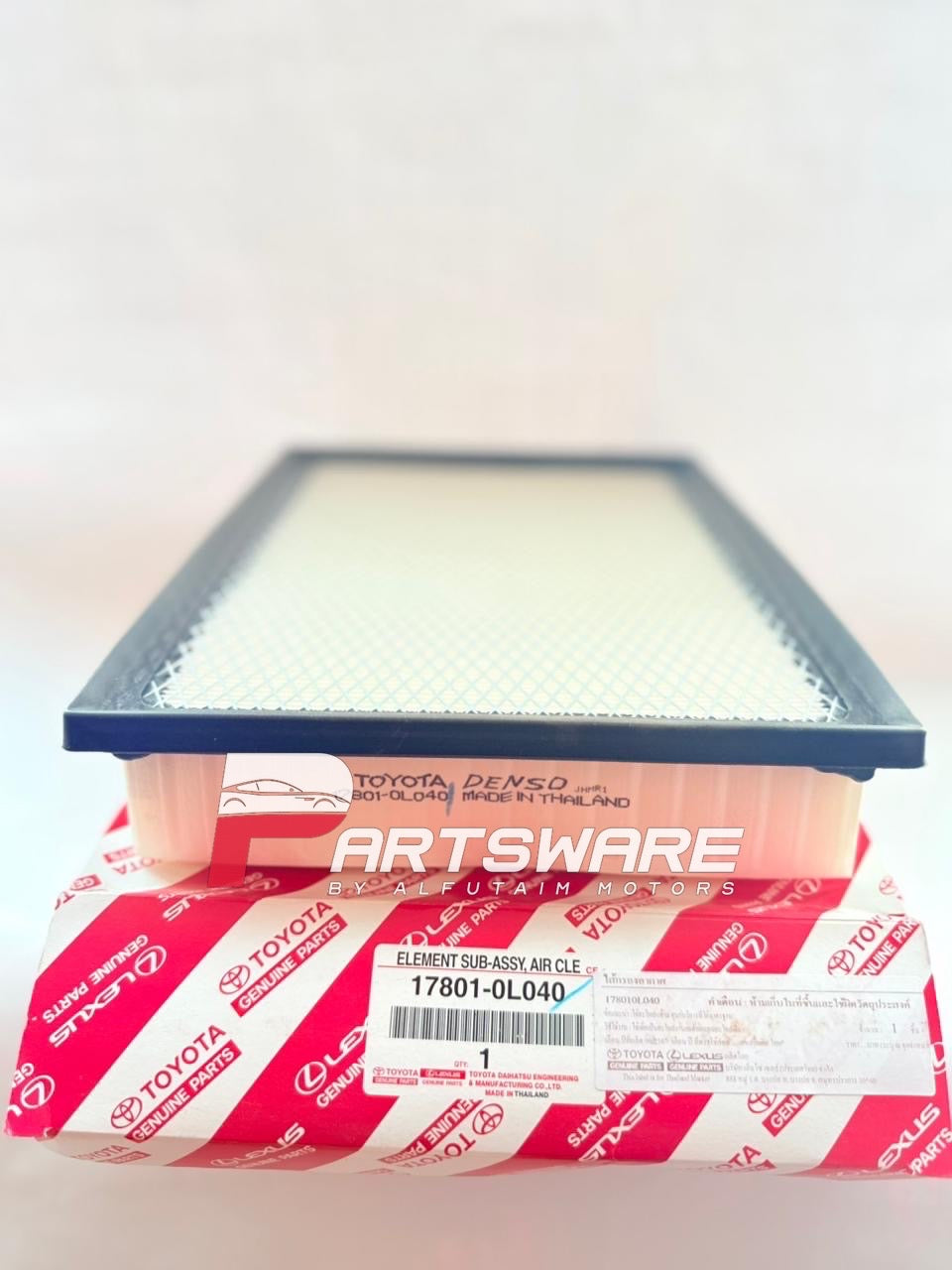 Genuine Toyota Air Filter 17801‑0L040 – Fortuner & Revo