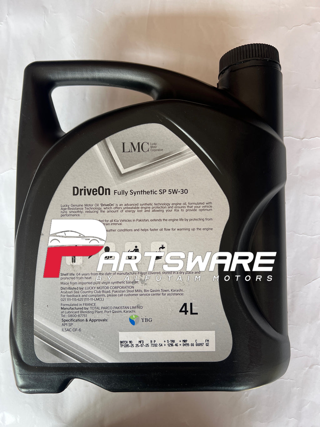 Genuine Drive On Fully Synthetic Engine Oil SP 5W-30 – Lucky Motors Corporation