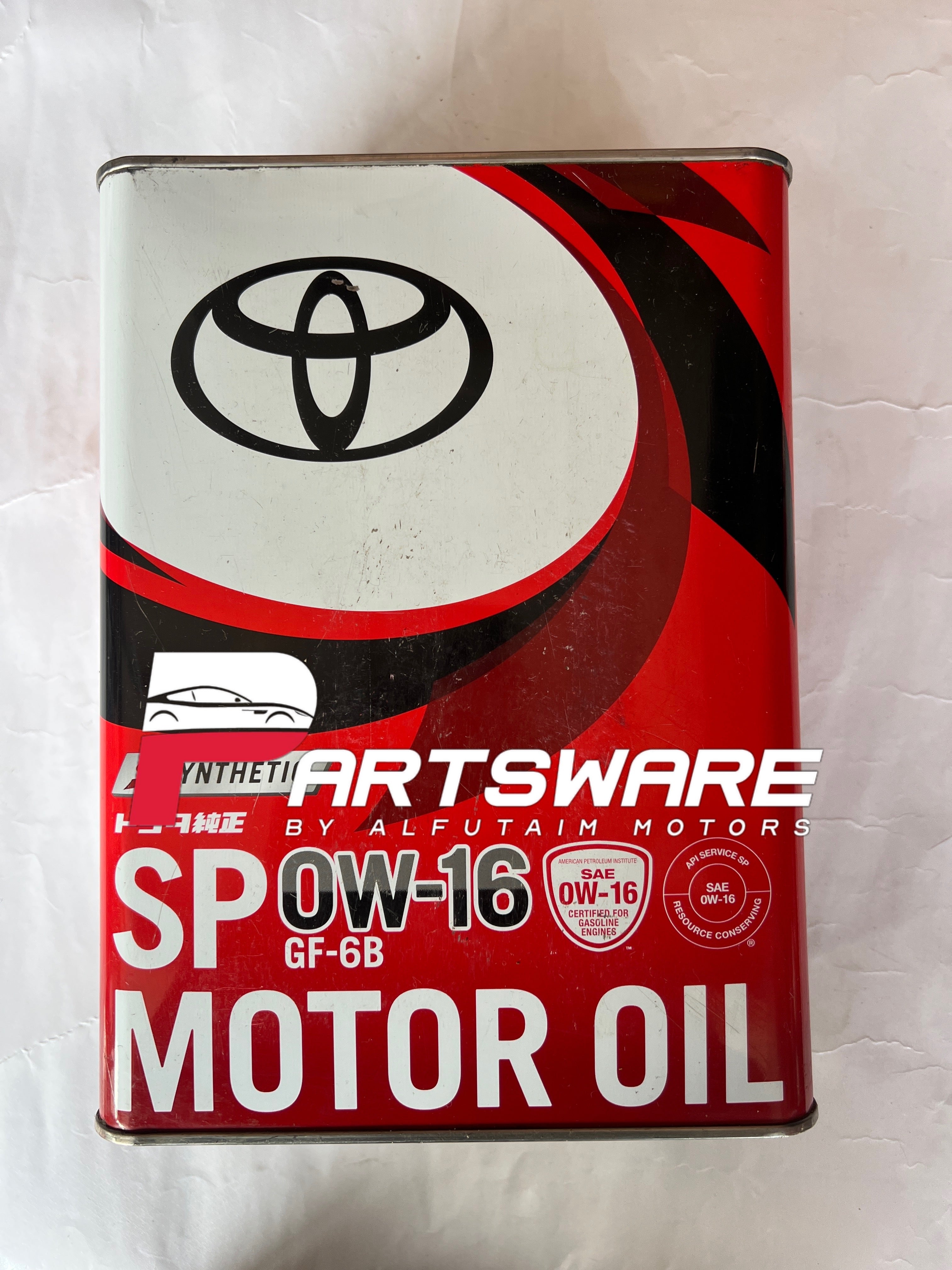 Genuine Toyota Motors Japan Engine Oil SP 0W-16