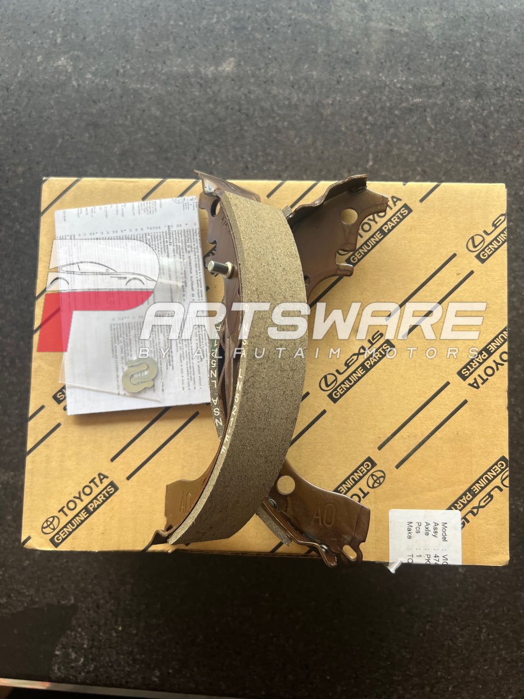 Genuine Rear Brake Shoe for Toyota Yaris Sedan