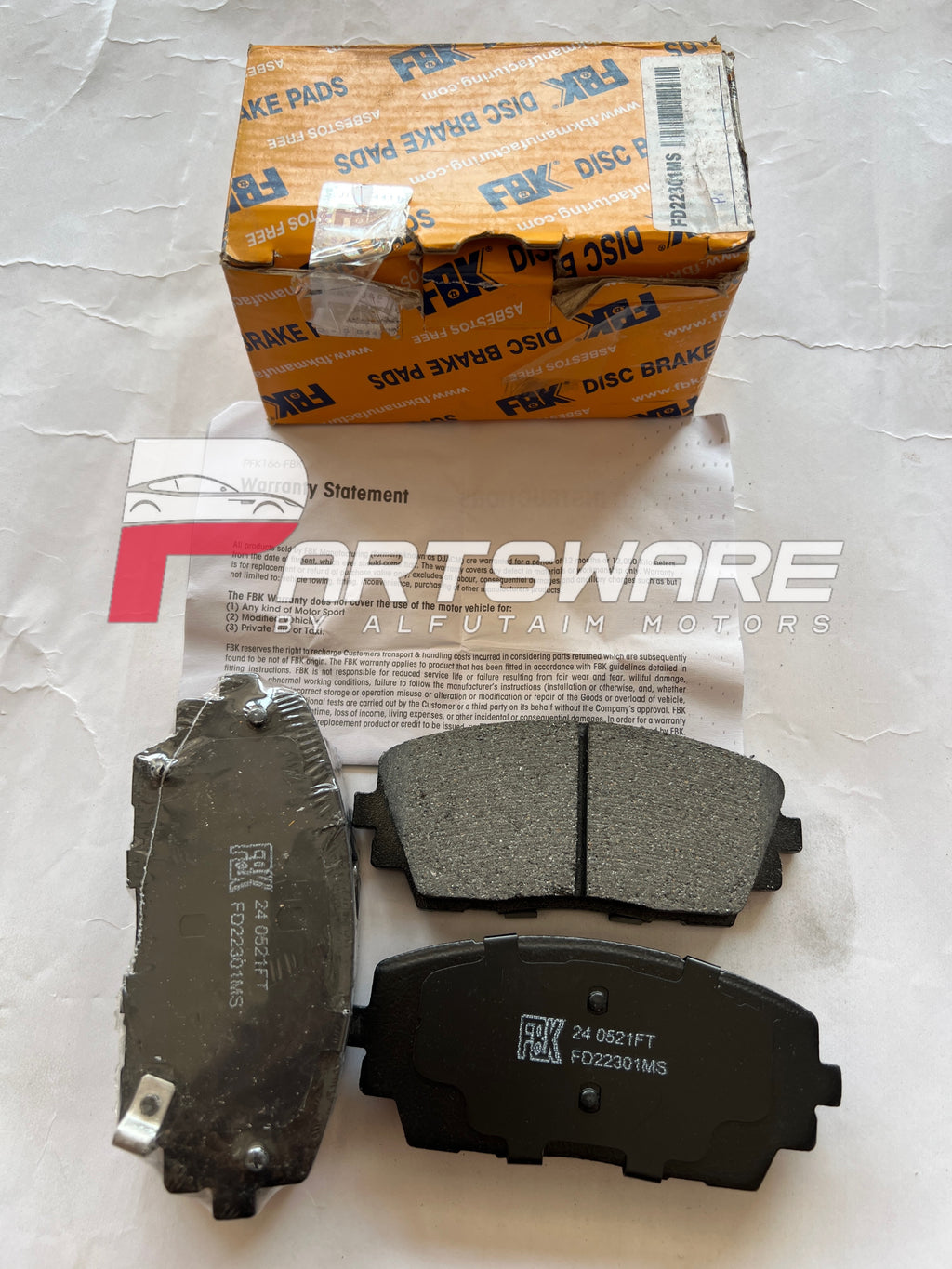 FBK Malaysia Front Disc Pads for KIA Picanto