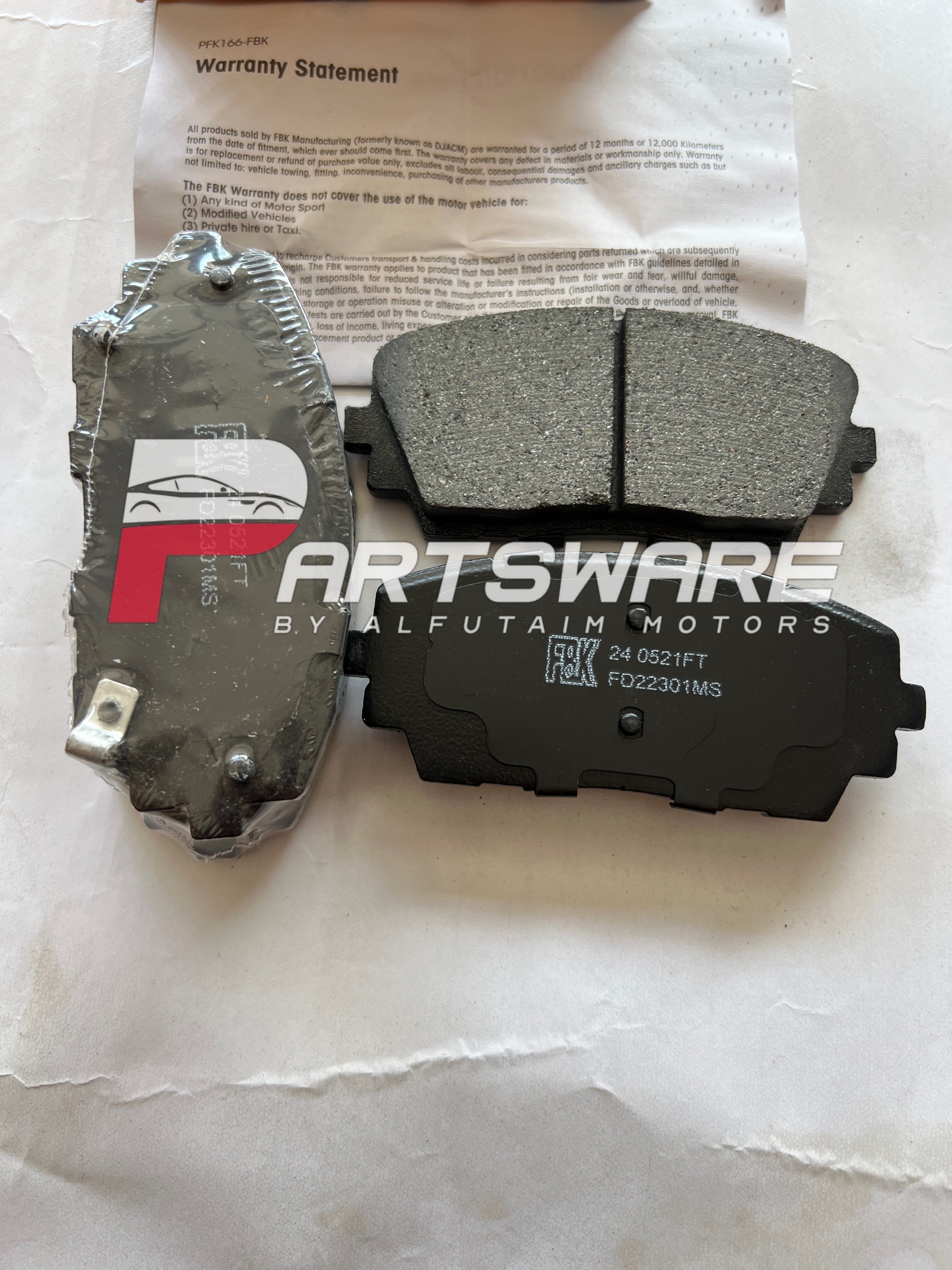 FBK Malaysia Front Disc Pads for KIA Picanto