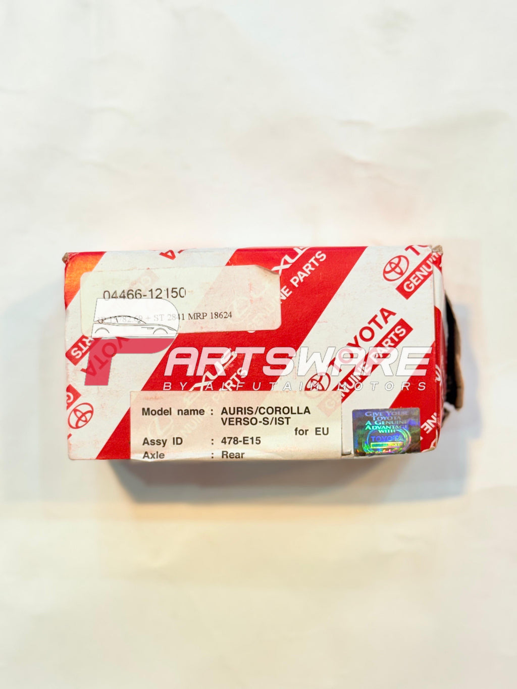Toyota Corolla 2009-21 Rear Disc Pad