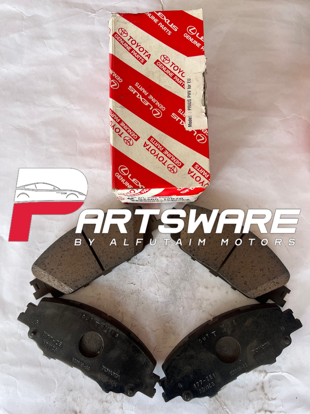 Genuine Front Disc Pads 04465-12670 for Toyota Prius (2020–2026)