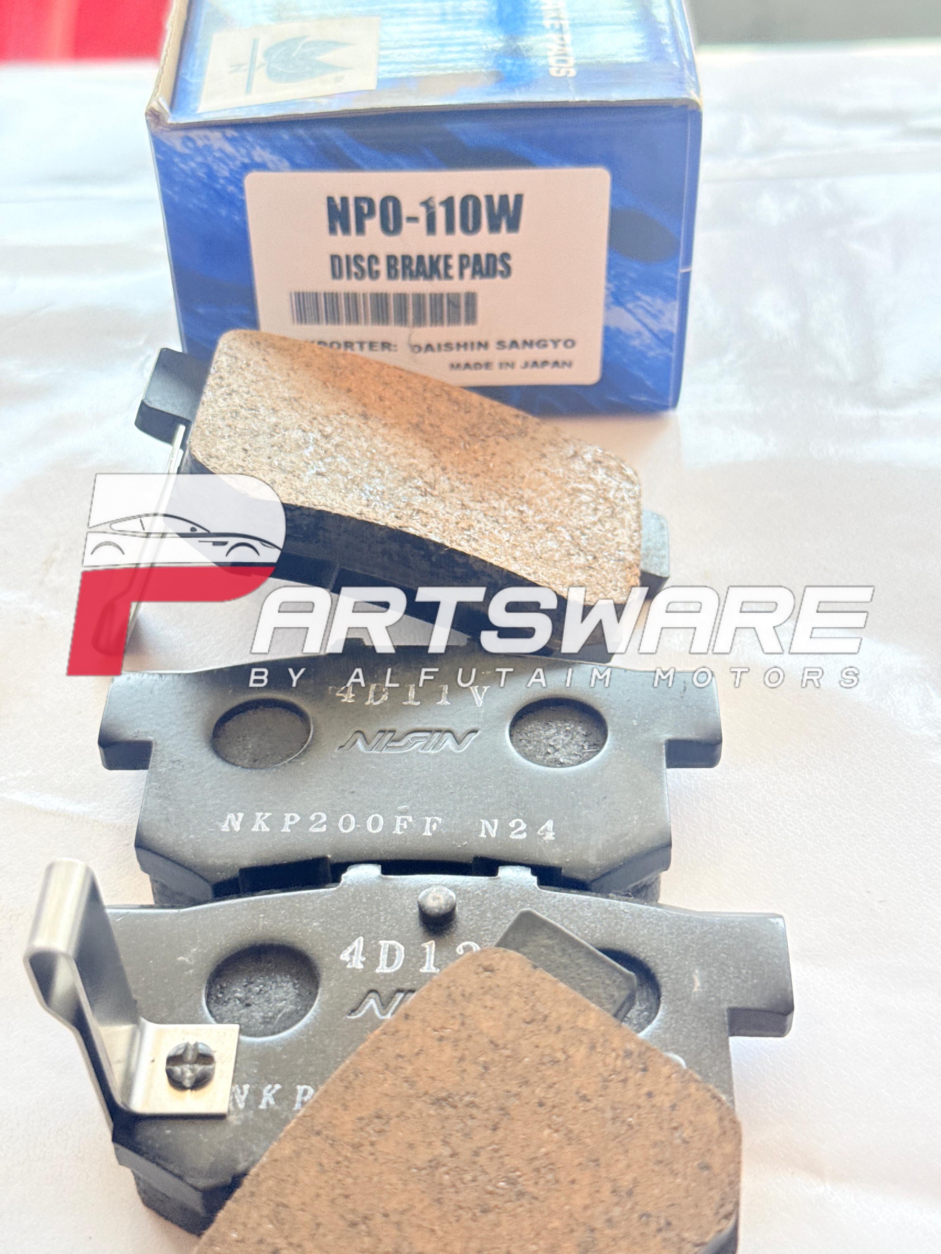 Nissin Japan Rear Disc Pads for Honda Civic Reborn 2006–2012 | Premium Brake Pads Pakistan