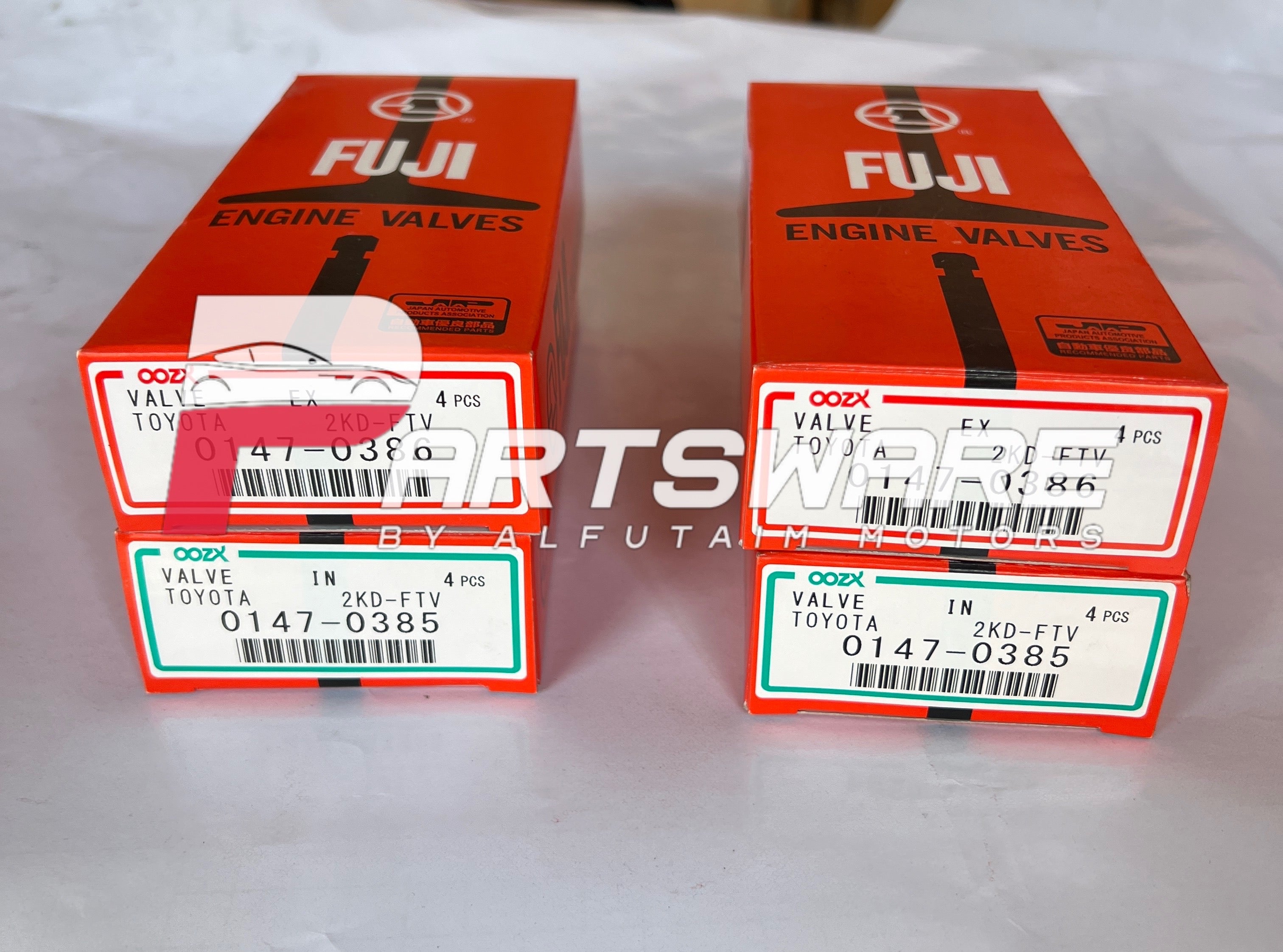 FUJI Japan Engine Valves for Toyota 2KD Engine | Premium Intake & Exhaust Valves | 2KD Engine Parts Pakistan