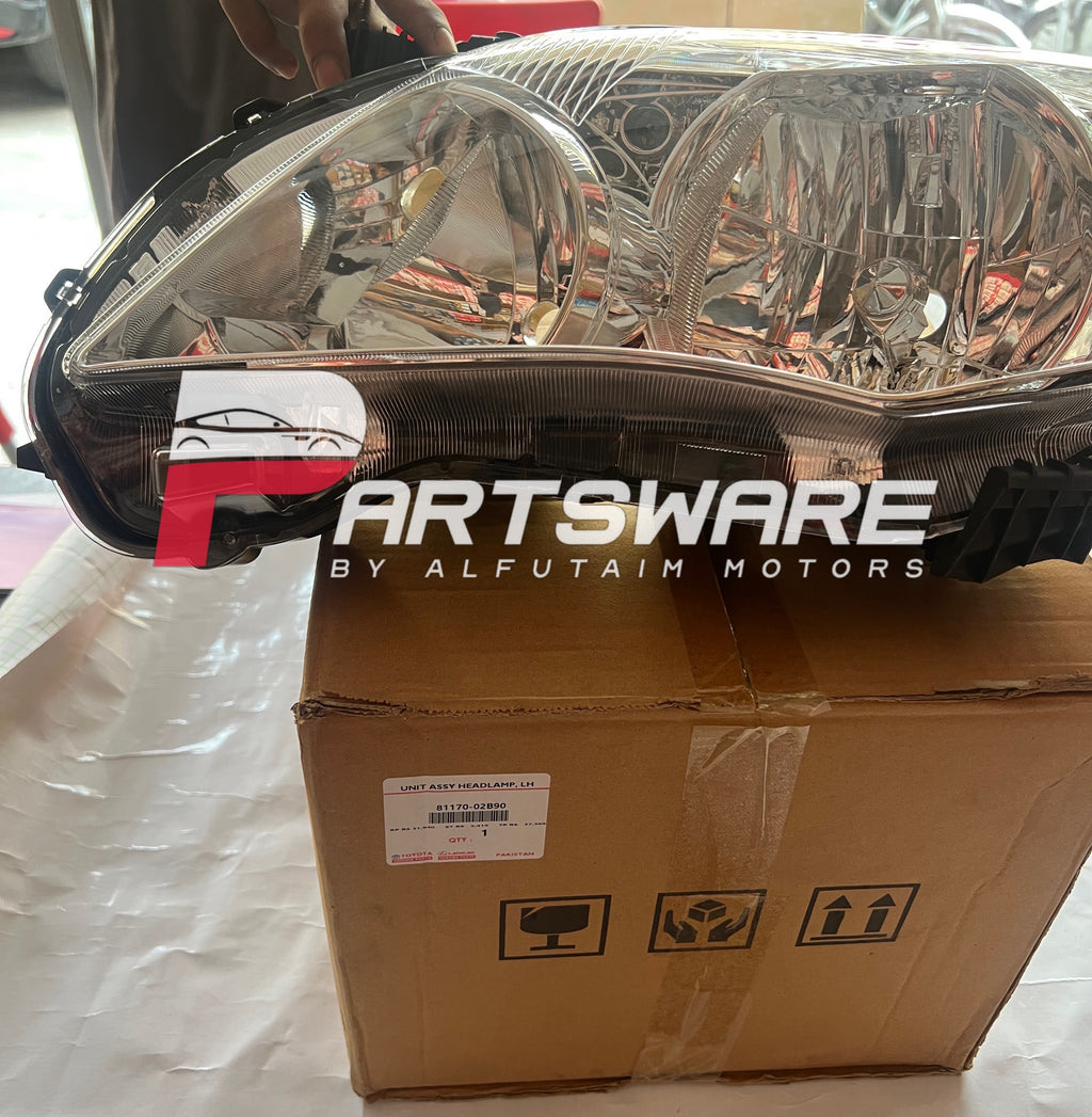 Genuine Toyota Corolla 2012 Head Lights | Original Front Headlamps | OEM Corolla Lights Pakistan