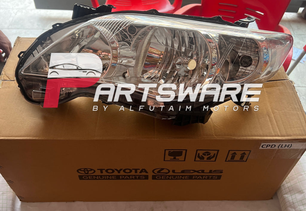 Genuine Toyota Corolla 2012 Head Lights | Original Front Headlamps | OEM Corolla Lights Pakistan