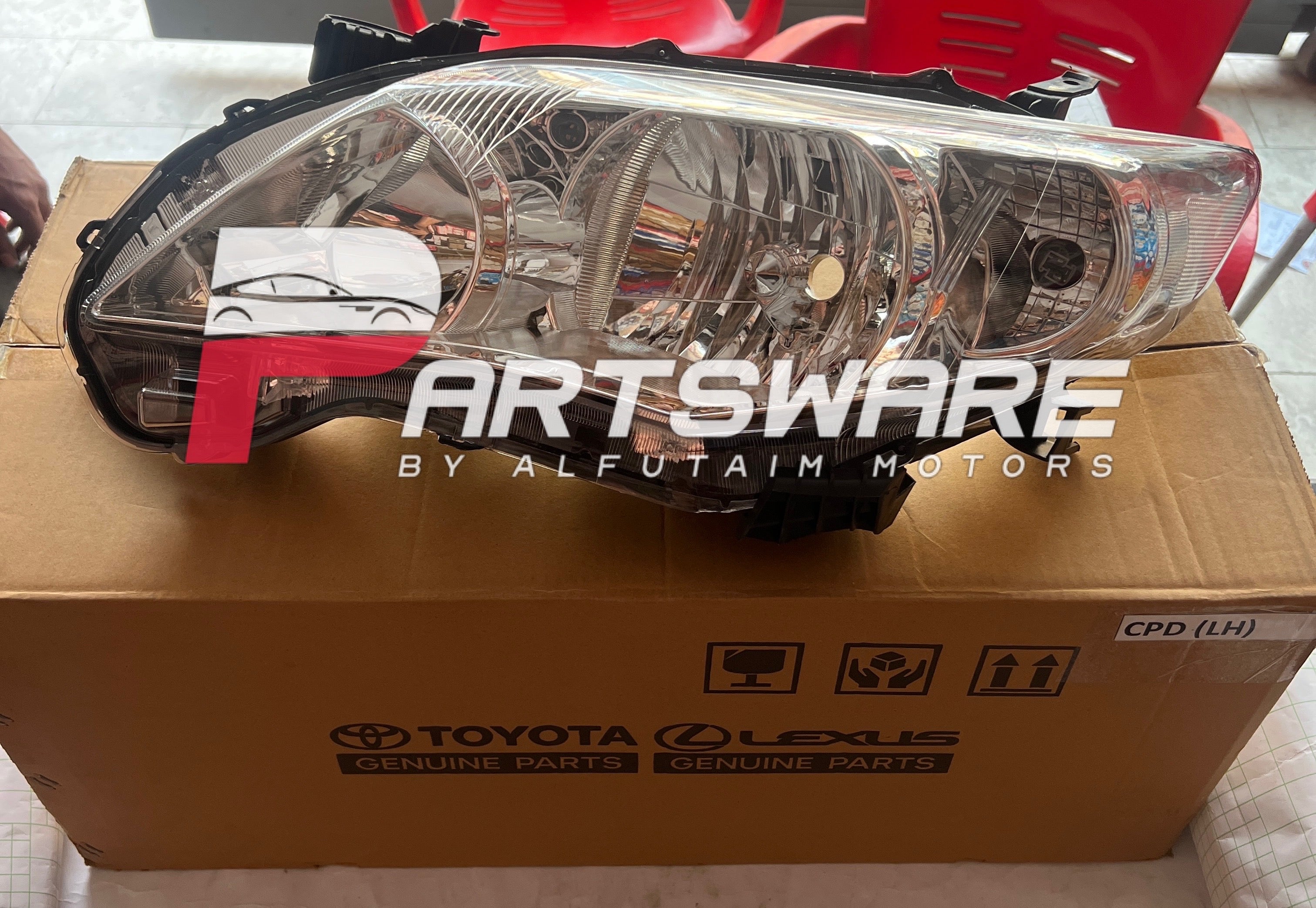 Genuine Toyota Corolla 2012 Head Lights | Original Front Headlamps | OEM Corolla Lights Pakistan