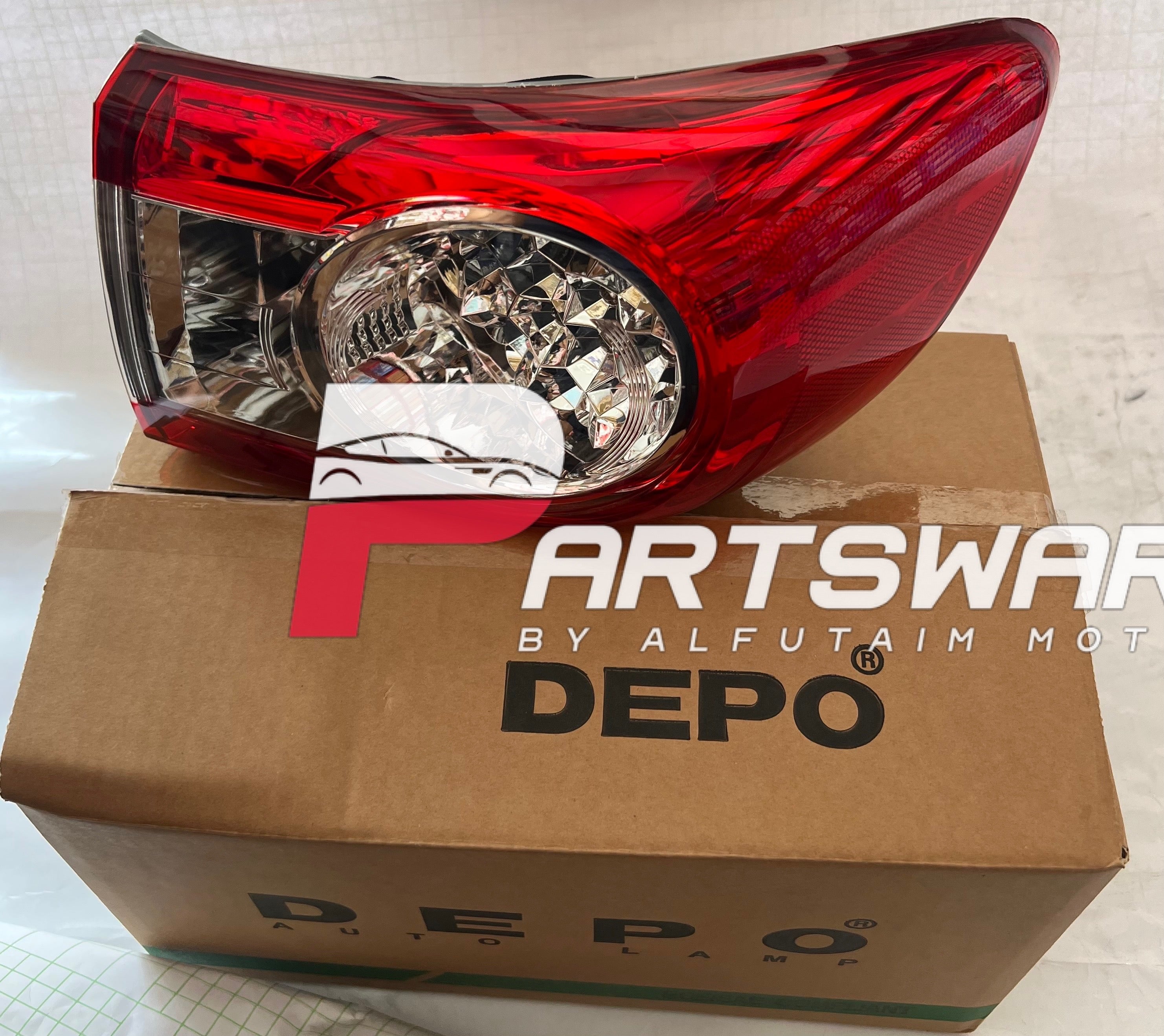 DEPO Taiwan Back Light for Toyota Corolla 2012 | Premium Rear Tail Light | Corolla Back Lamp Pakistan