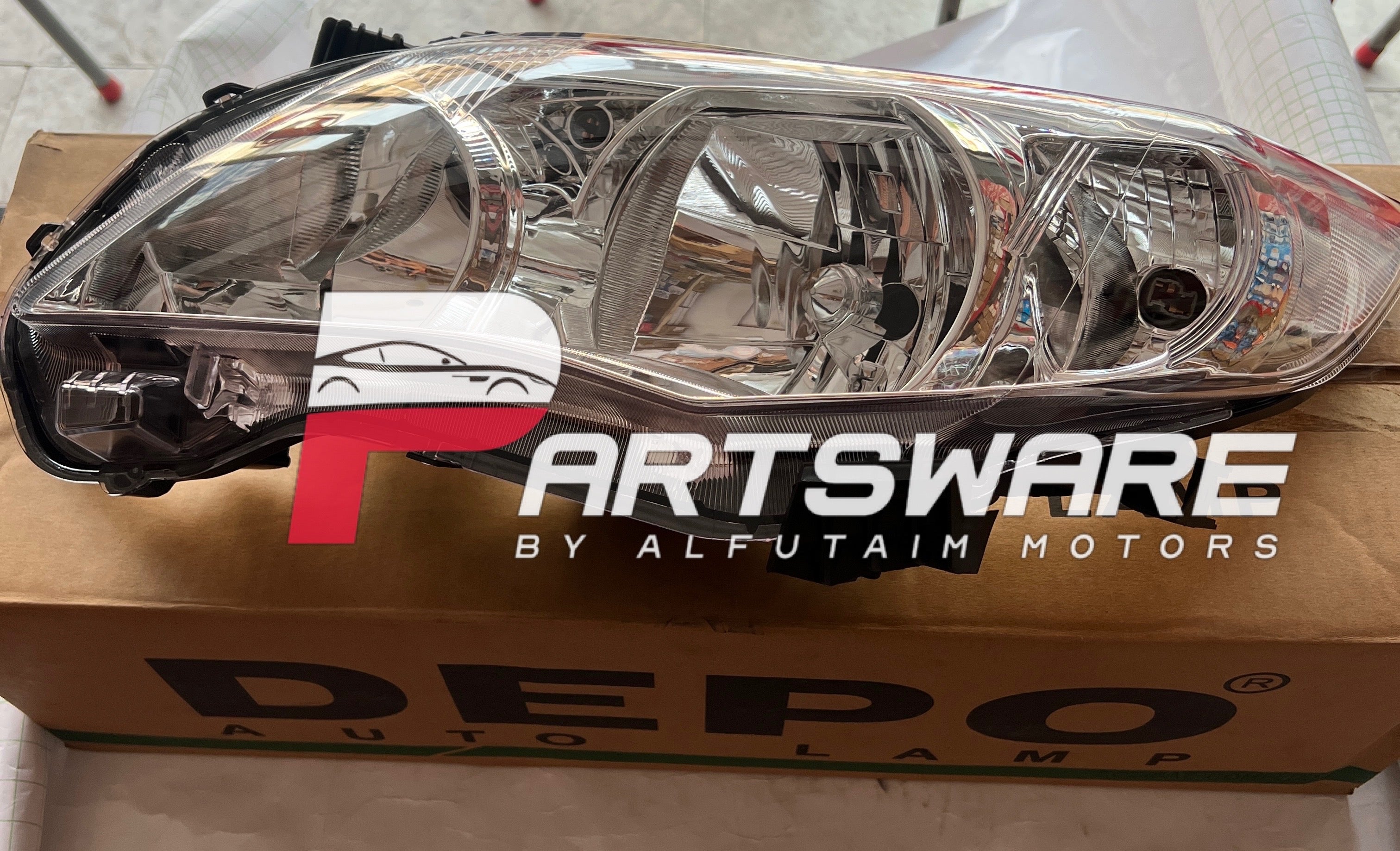 DEPO Taiwan Head Light for Toyota Corolla 2012 | Premium Front Headlamp | Corolla Headlight Pakistan