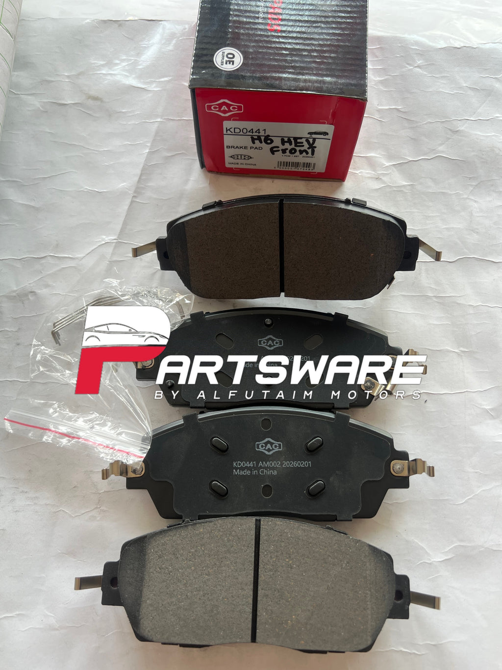 CAC OEM FRONT Disc Pads for Haval H6 HEV