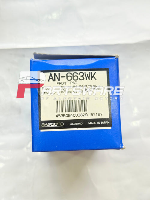 Akebono Japan Front Disc Brake Pads for Honda Civic X | Premium Brake Pads | Low Dust & Quiet Performance Pakistan