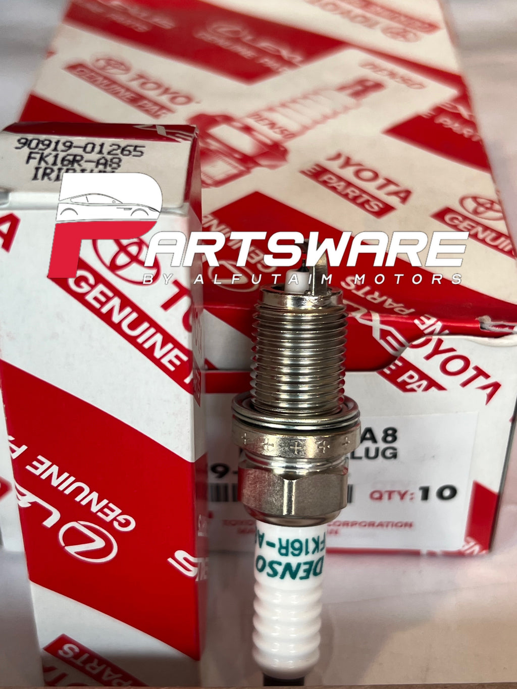 Genuine Toyota Spark Plug 90919-01265 | Original Iridium Spark Plug | Toyota Corolla, Prius, Aqua & Yaris