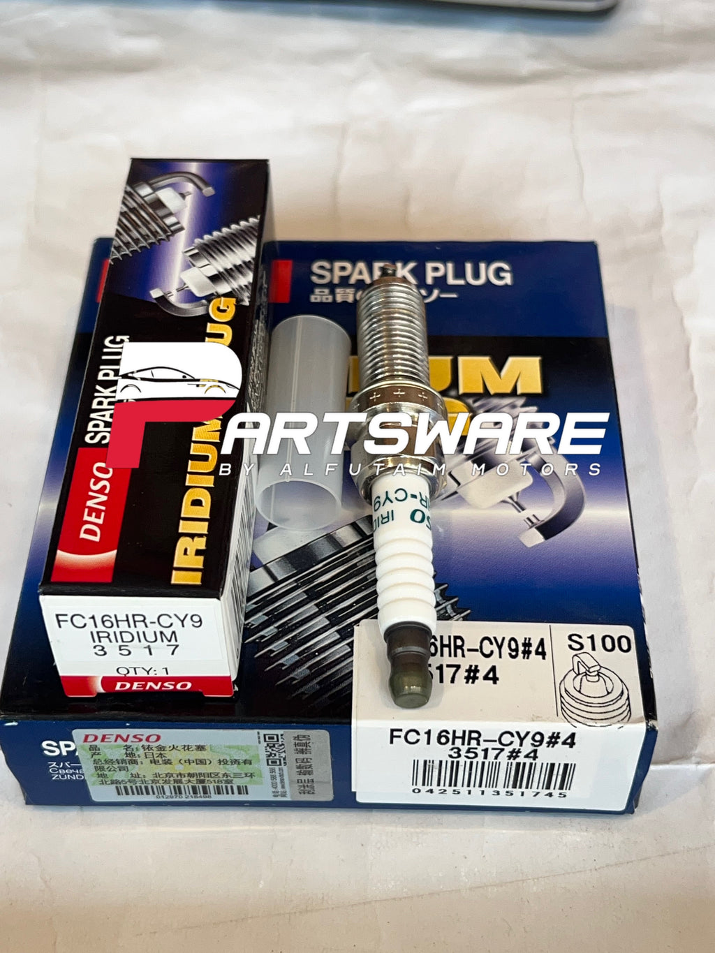 Genuine Toyota Spark Plug FC16HR-CY9 | Original Iridium Spark Plug for New Prius & New Vitz | Toyota Genuine Parts