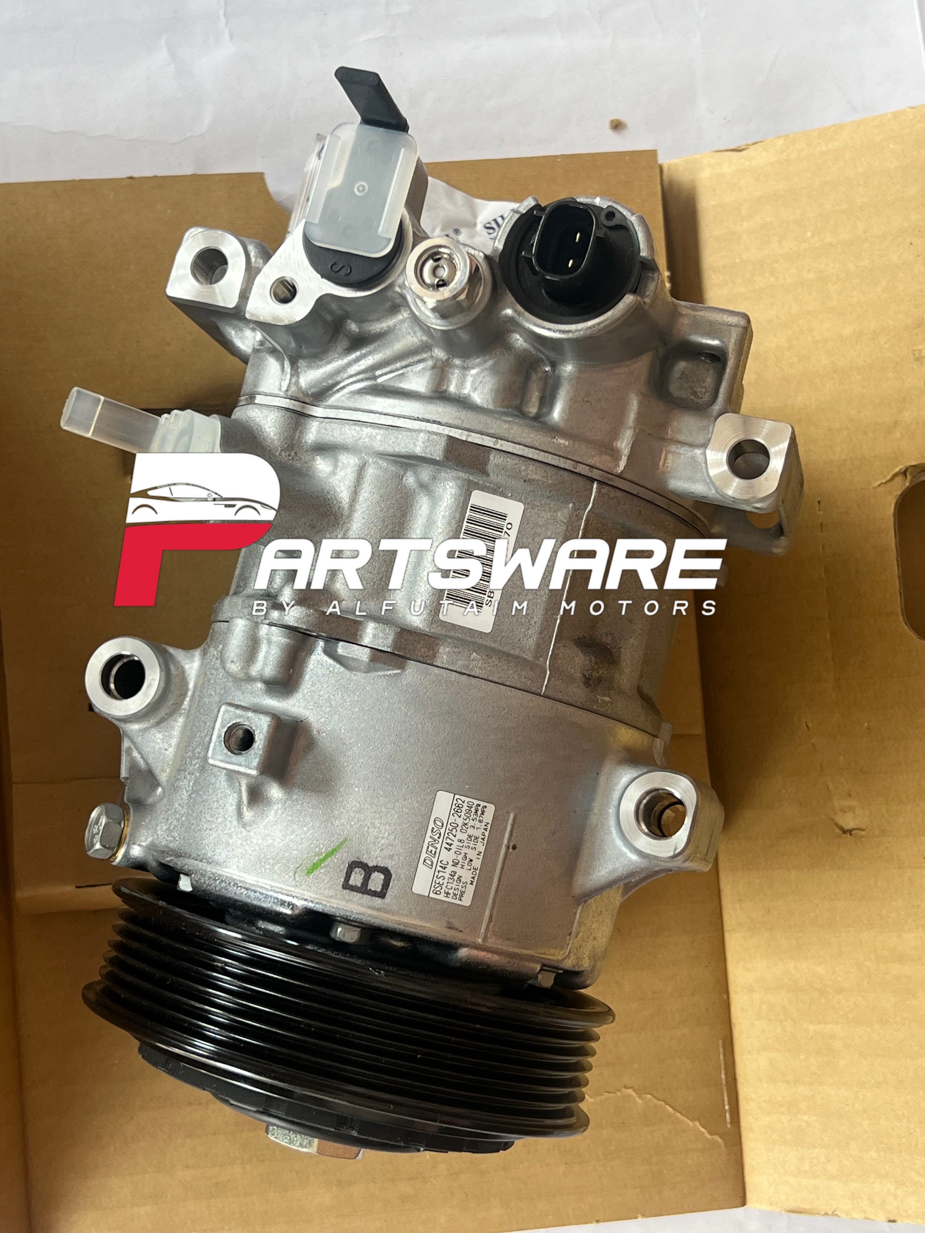 Genuine Toyota AC Compressor for Corolla 1.6 & 1.8 | Original Air Conditioning Compressor | Toyota Corolla Genuine Parts Pakistan