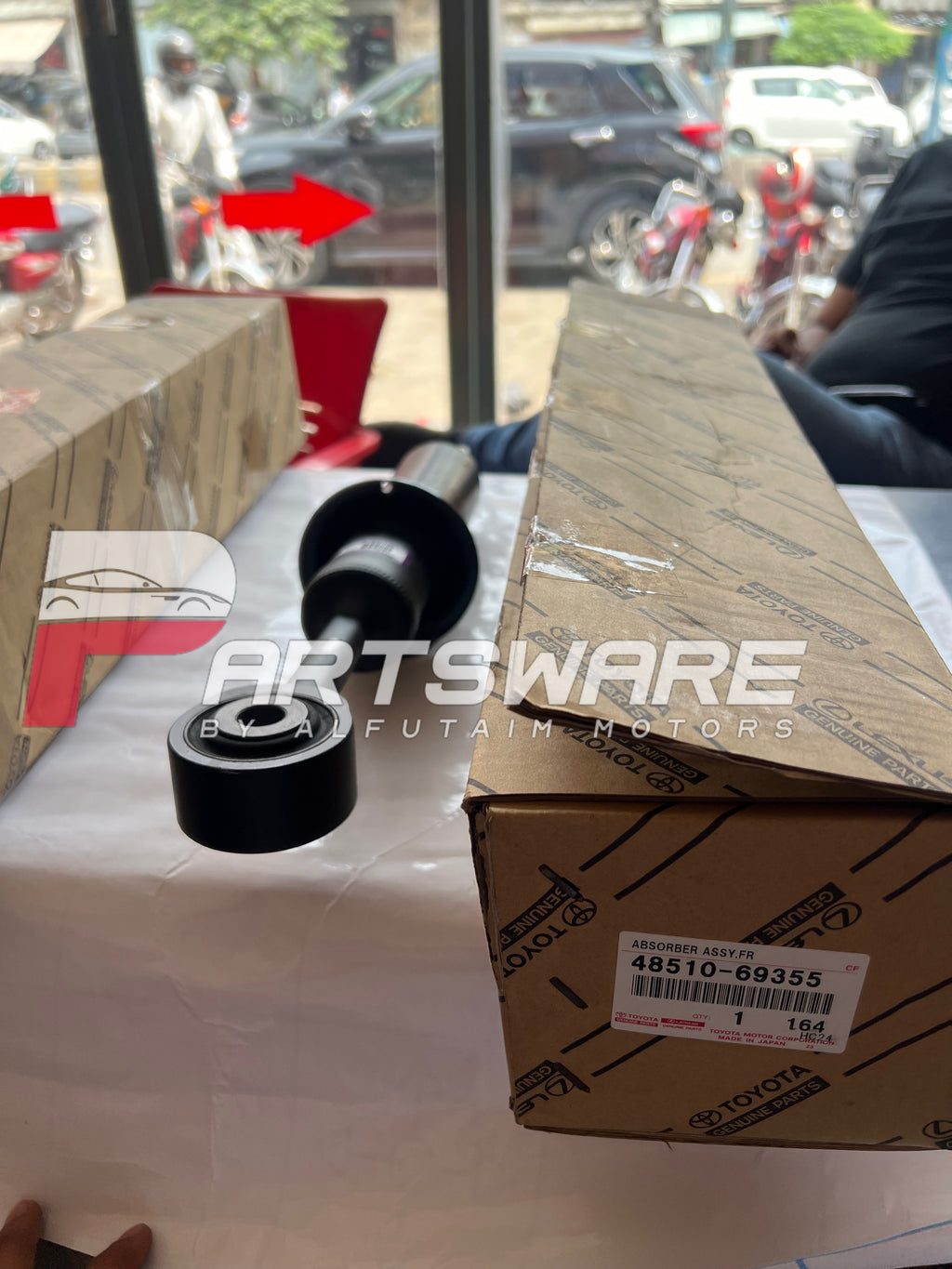 Genuine Front Shocks for Toyota Land Cruiser V8 48510-60160 | Original Toyota Shock Absorber Pakistan