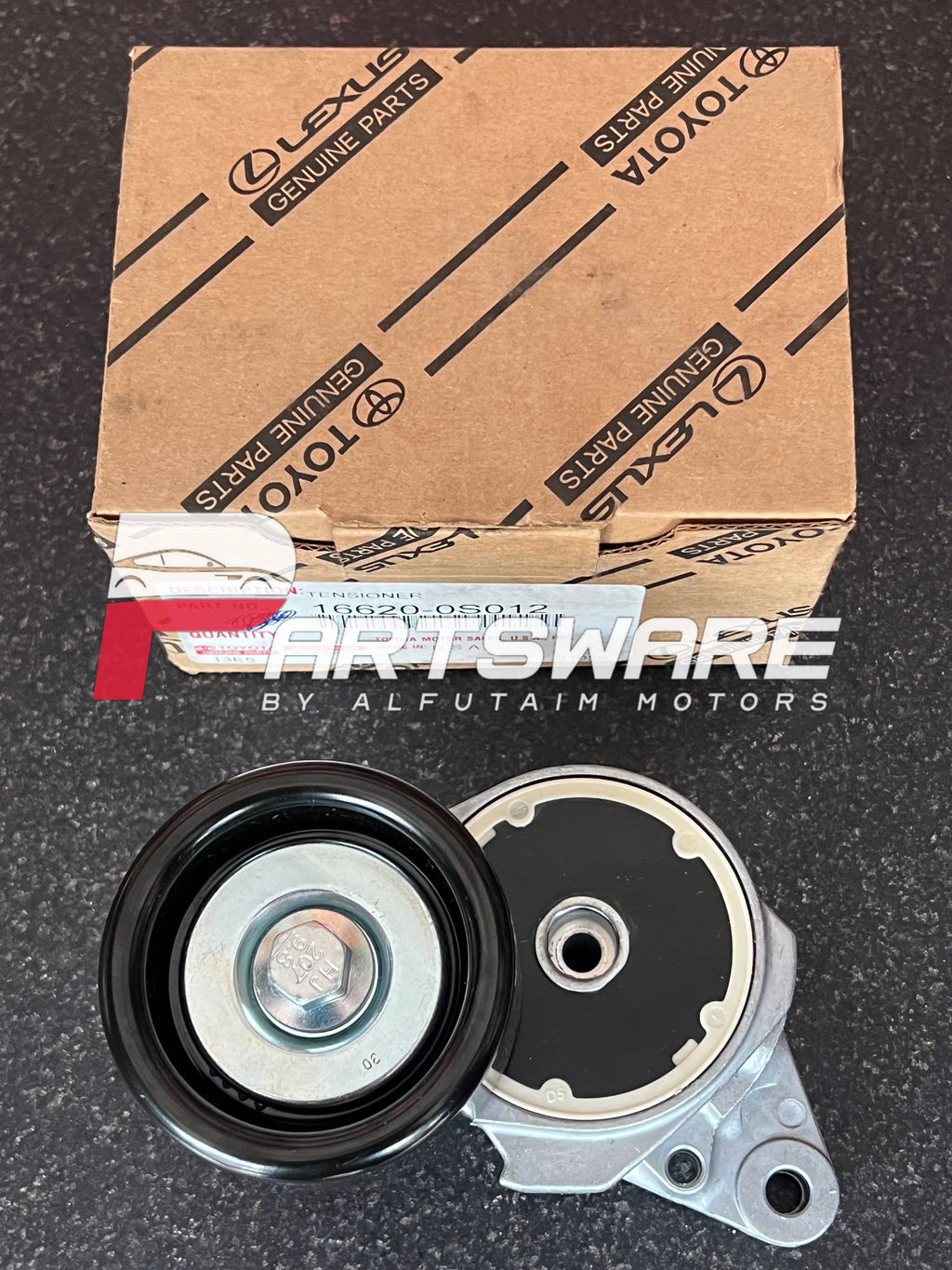 Genuine Fan Belt Adjuster for Toyota Land Cruiser V8 16620-0S012 | Original Belt Tensioner Pakistan