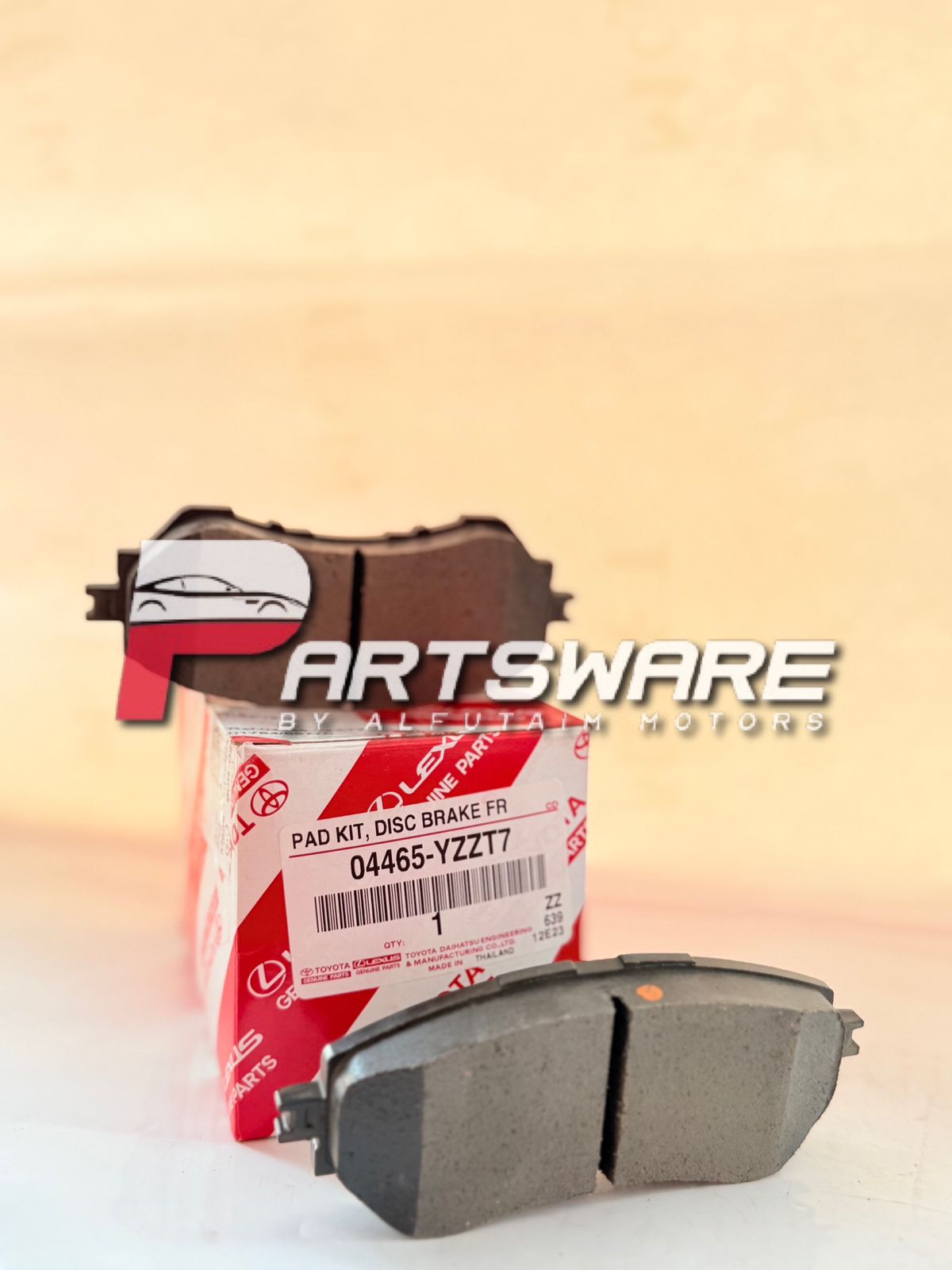 Genuine Front Disc Brake Pads – Toyota Yaris Sedan