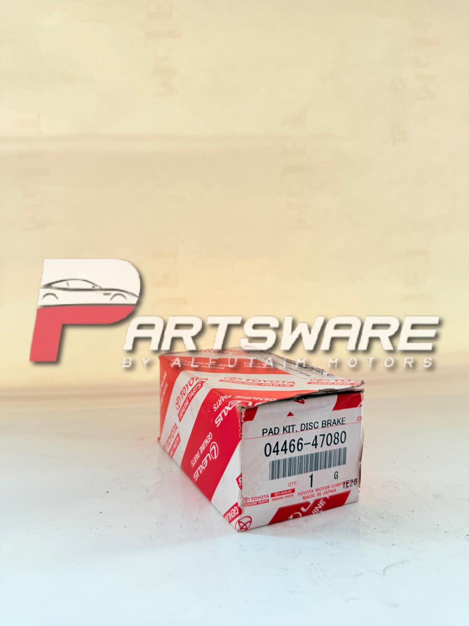 Genuine Rear Disc Brake Pads – Toyota Prius (04466-47080)