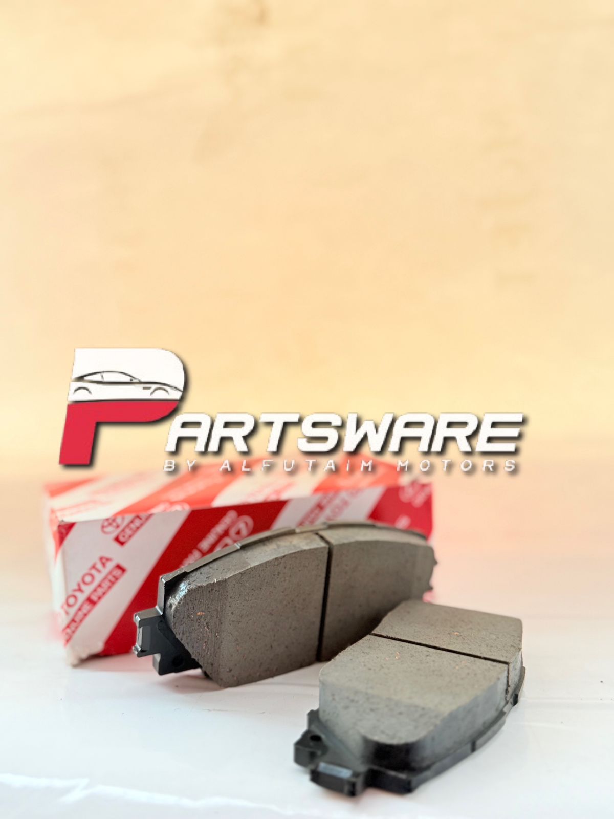 Genuine Toyota Front Disc Brake Pads 04465-YZZE3 – 1 Set (4 Pcs)
