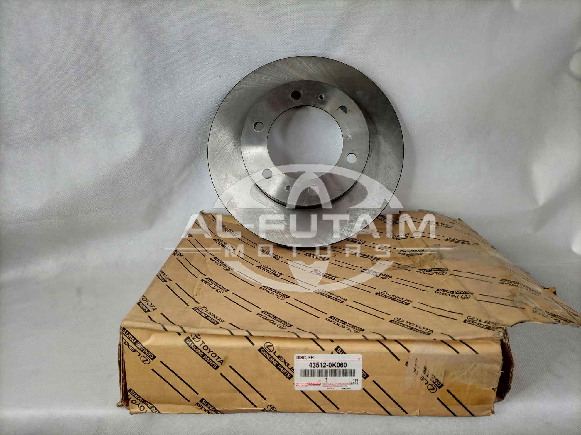 Front Disc Rotors for Hilux Vigo 4×4 – 43512-0K060 | Premium OEM Quality